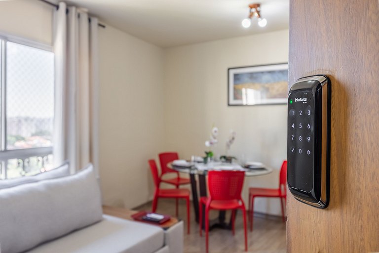 Apartamento espaçoso a 400m do Aeroporto Congonhas