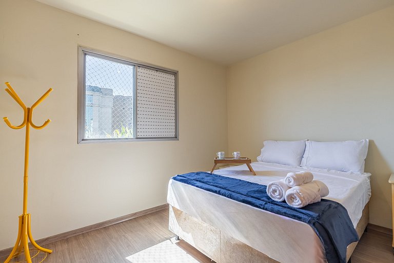 Apartamento espaçoso a 400m do Aeroporto Congonhas