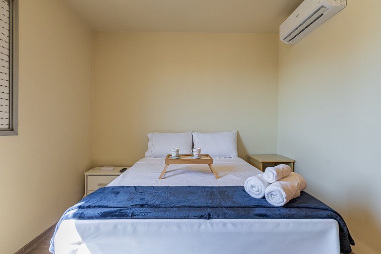 Apartamento espaçoso a 400m do Aeroporto Congonhas