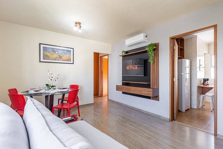 Apartamento espaçoso a 400m do Aeroporto Congonhas