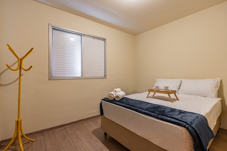 Apartamento espaçoso a 400m do Aeroporto Congonhas