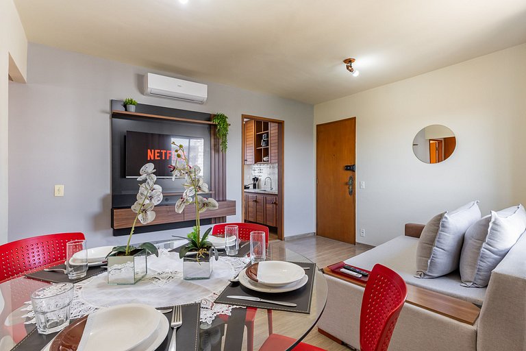 Apartamento espaçoso a 400m do Aeroporto Congonhas