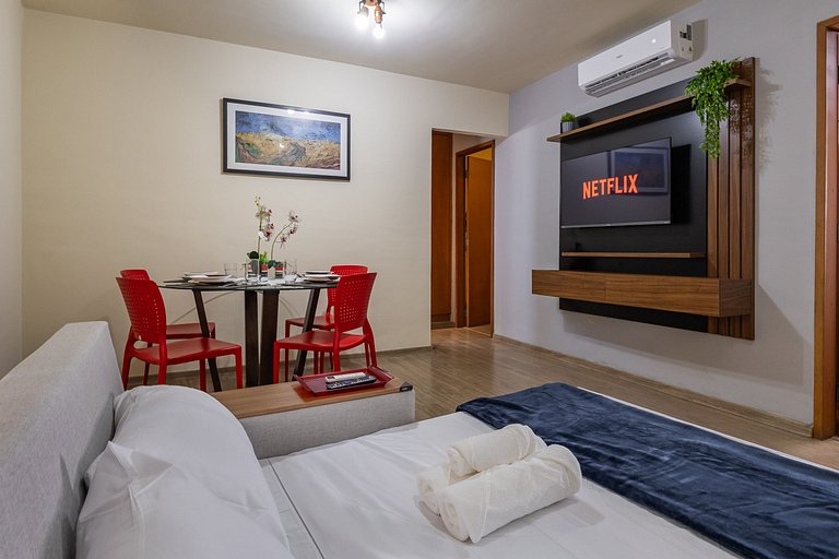 Apartamento espaçoso a 400m do Aeroporto Congonhas