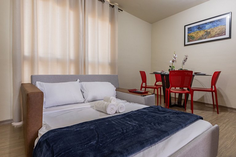 Apartamento espaçoso a 400m do Aeroporto Congonhas