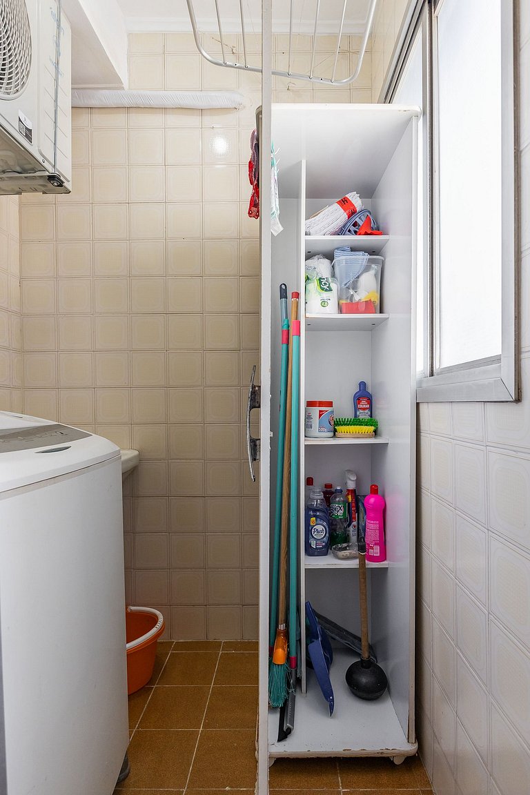 Apartamento espaçoso a 400m do Aeroporto Congonhas