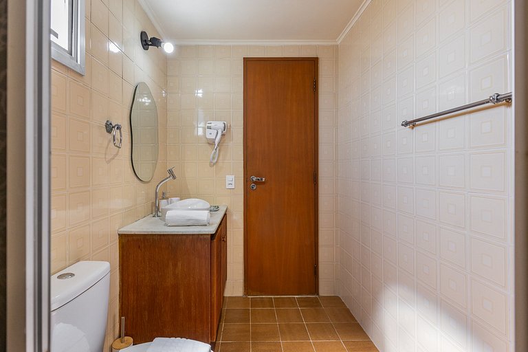 Apartamento espaçoso a 400m do Aeroporto Congonhas