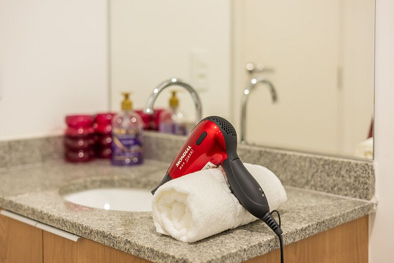 Moderno apartamento de 2 quartos em Moema