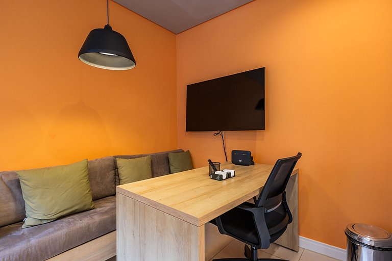 Moderno apartamento de 2 quartos em Moema