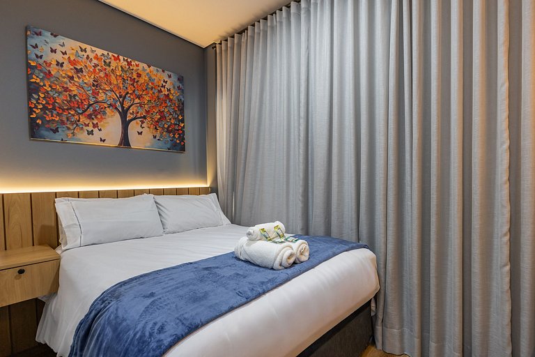Belo Studio com AC com ótima localização Brooklin