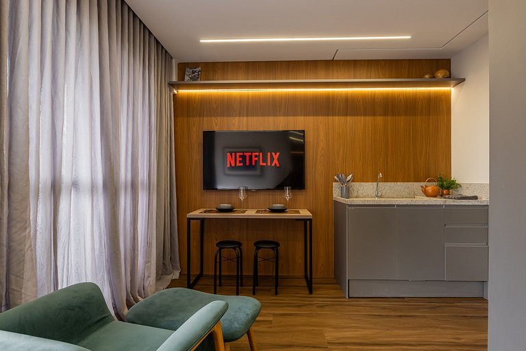 Studio sofisticado na Vila Nova Conceição
