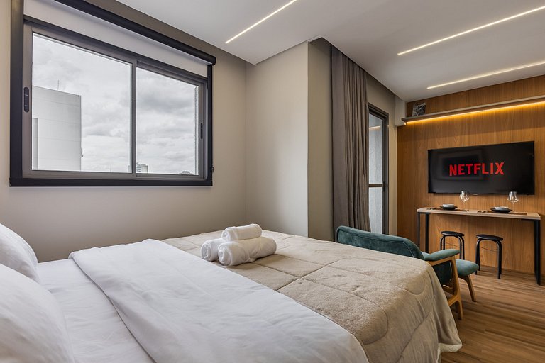 Studio sofisticado na Vila Nova Conceição