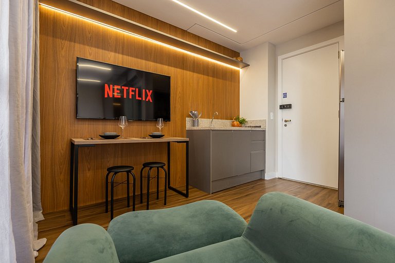 Studio sofisticado na Vila Nova Conceição