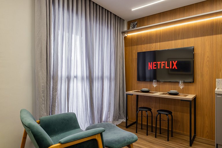 Studio sofisticado na Vila Nova Conceição