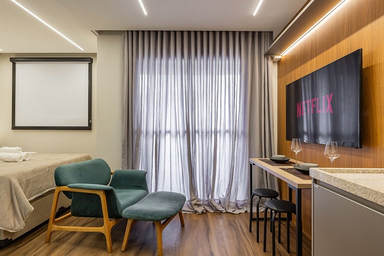 Studio sofisticado na Vila Nova Conceição