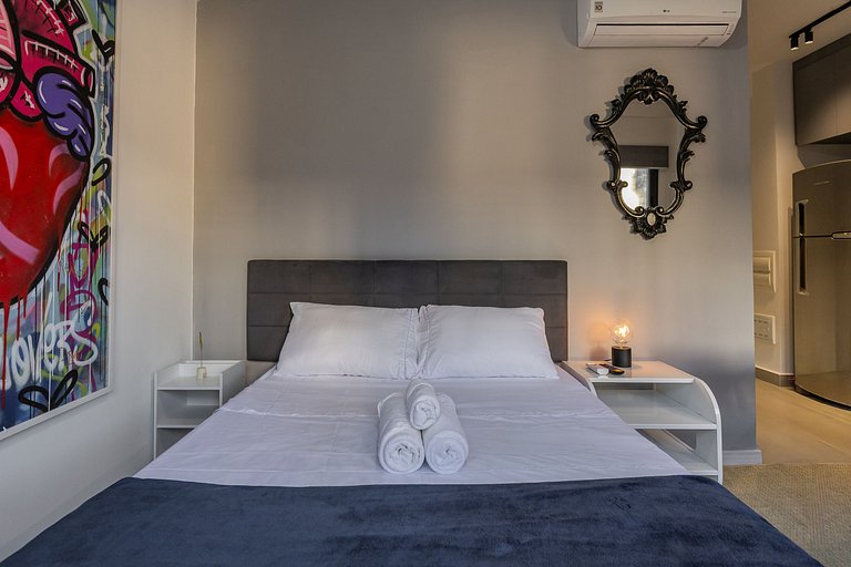 Studio moderno e confortável na Vila Olímpia