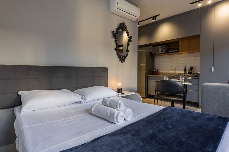 Studio moderno e confortável na Vila Olímpia