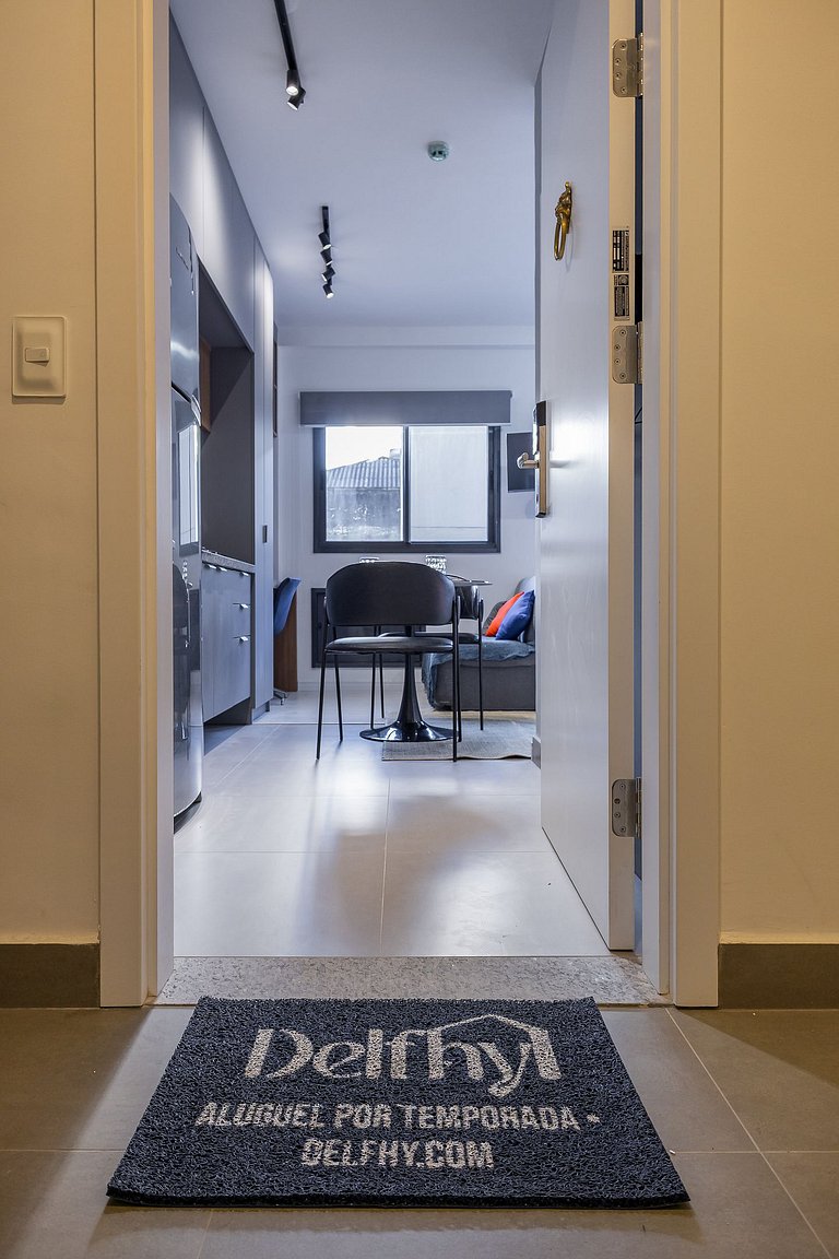 Studio moderno e confortável na Vila Olímpia
