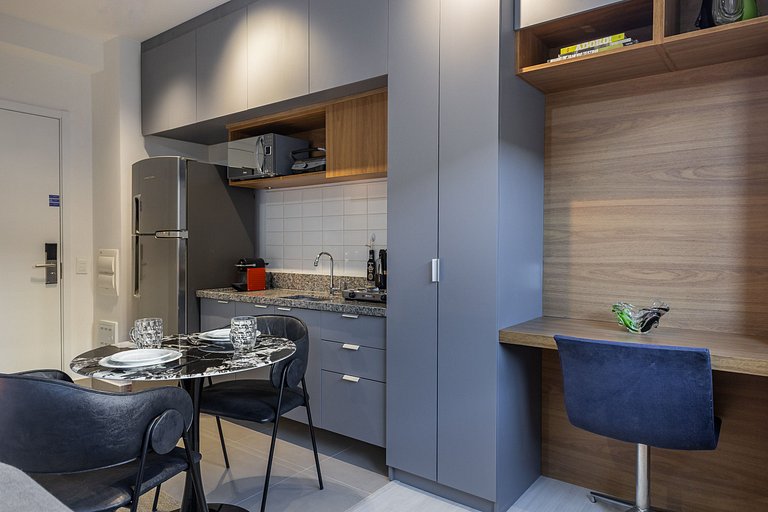 Studio moderno e confortável na Vila Olímpia