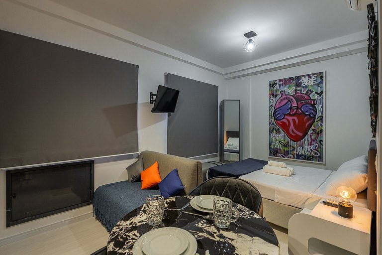 Studio moderno e confortável na Vila Olímpia