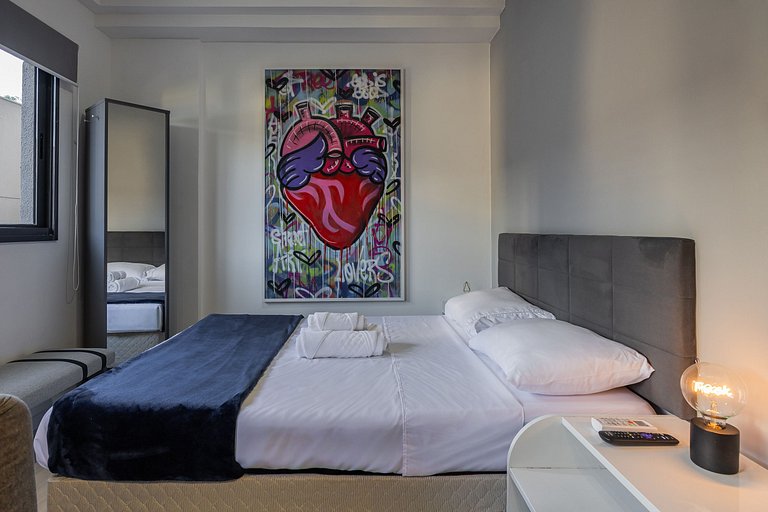 Studio moderno e confortável na Vila Olímpia