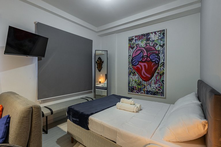 Studio moderno e confortável na Vila Olímpia