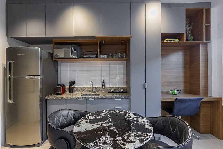 Studio moderno e confortável na Vila Olímpia