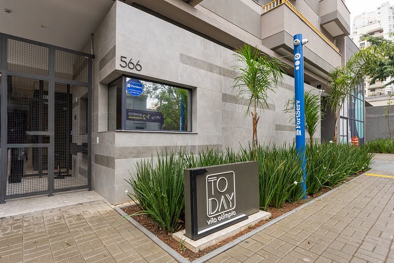 Studio moderno e confortável na Vila Olímpia