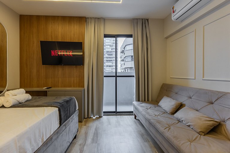 Confortável Studio no Brooklin para até 4 pessoas