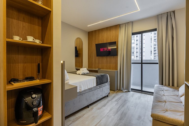 Confortável Studio no Brooklin para até 4 pessoas