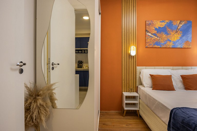 Confortável apê 1 quarto na Chácara Santo Antônio
