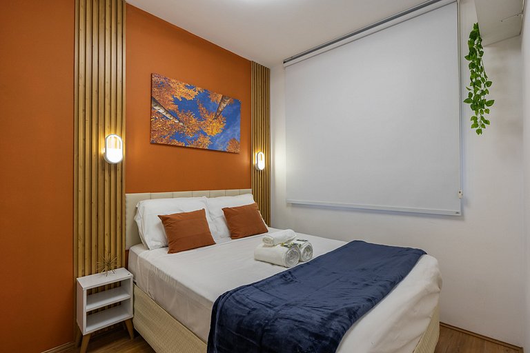 Confortável apê 1 quarto na Chácara Santo Antônio