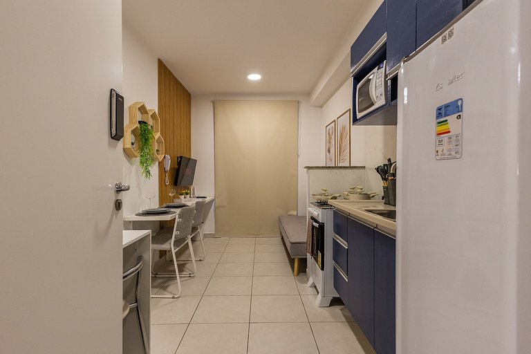 Confortável apê 1 quarto na Chácara Santo Antônio