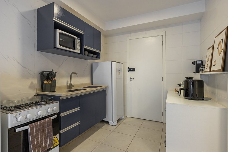 Confortável apê 1 quarto na Chácara Santo Antônio