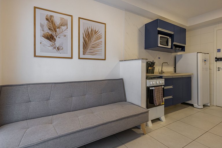 Confortável apê 1 quarto na Chácara Santo Antônio