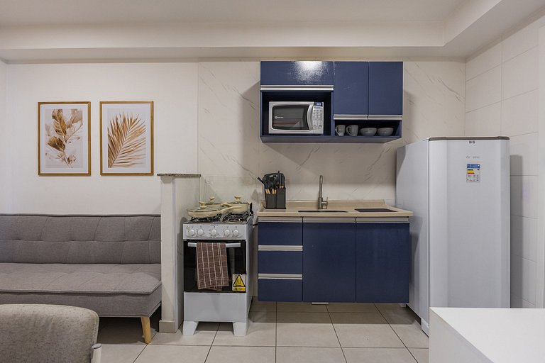 Confortável apê 1 quarto na Chácara Santo Antônio