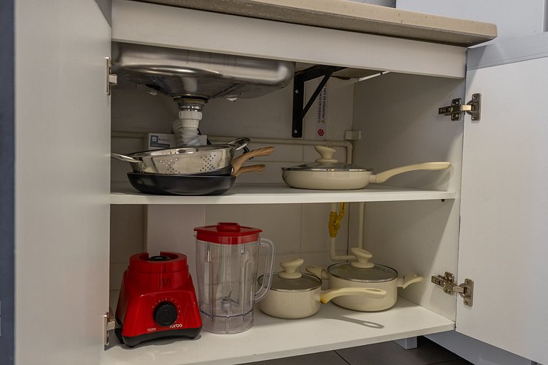 Confortável apê 1 quarto na Chácara Santo Antônio