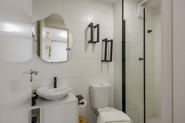 Confortável apê 1 quarto na Chácara Santo Antônio