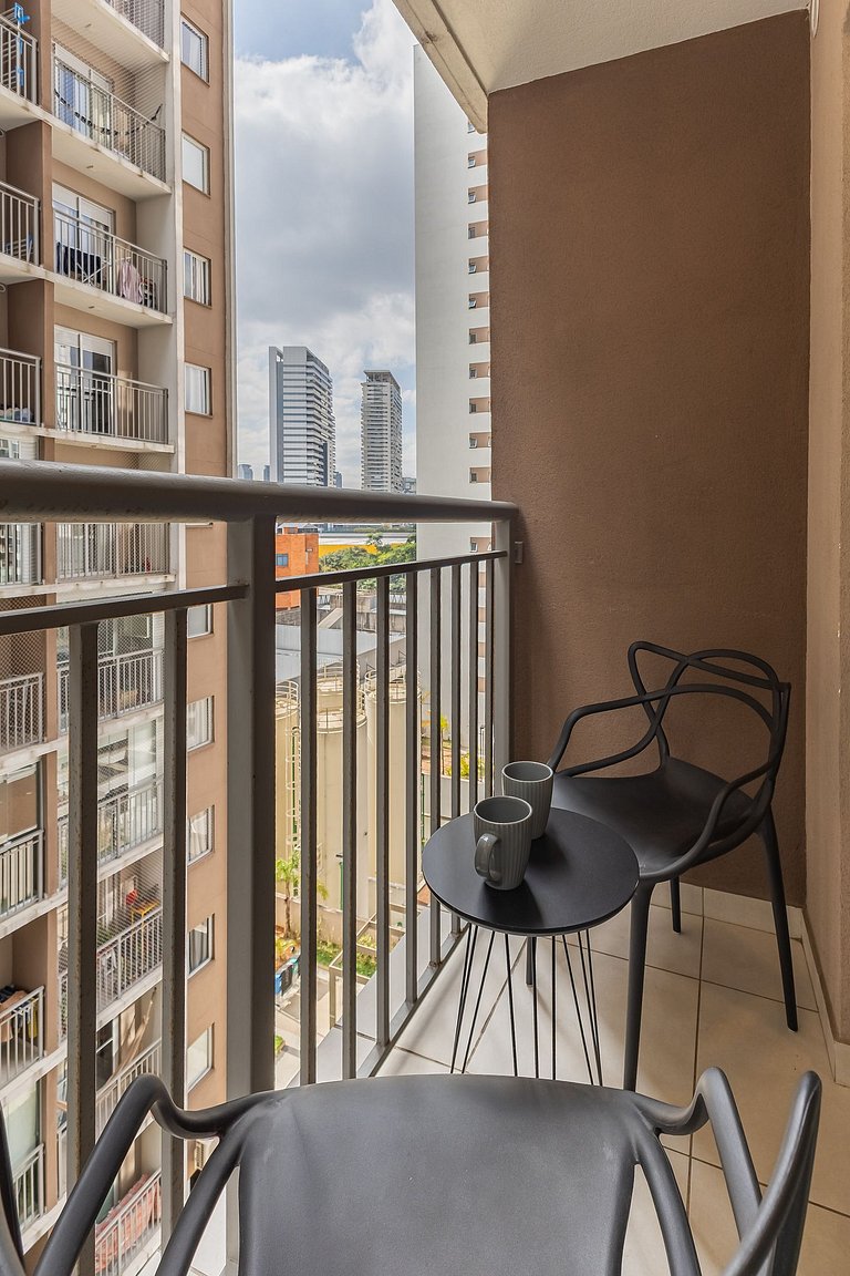 Confortável apê 1 quarto na Chácara Santo Antônio