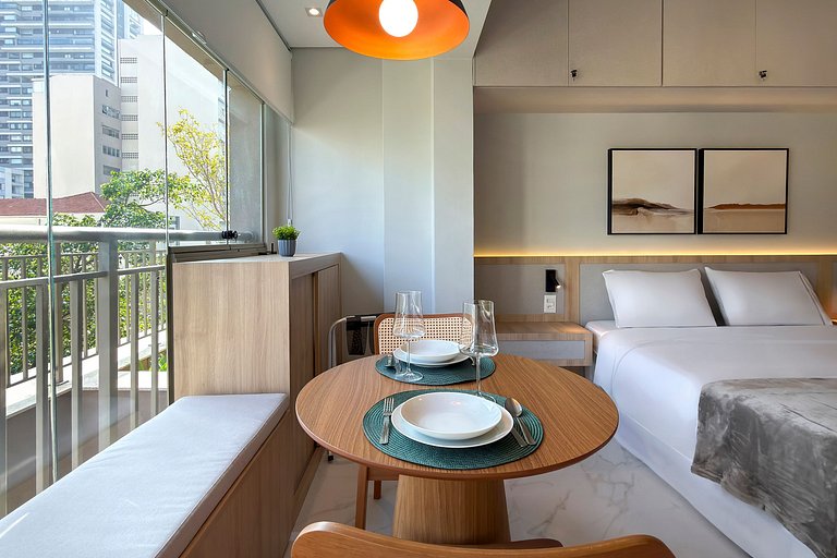 Sofisticado Studio em Pinheiros