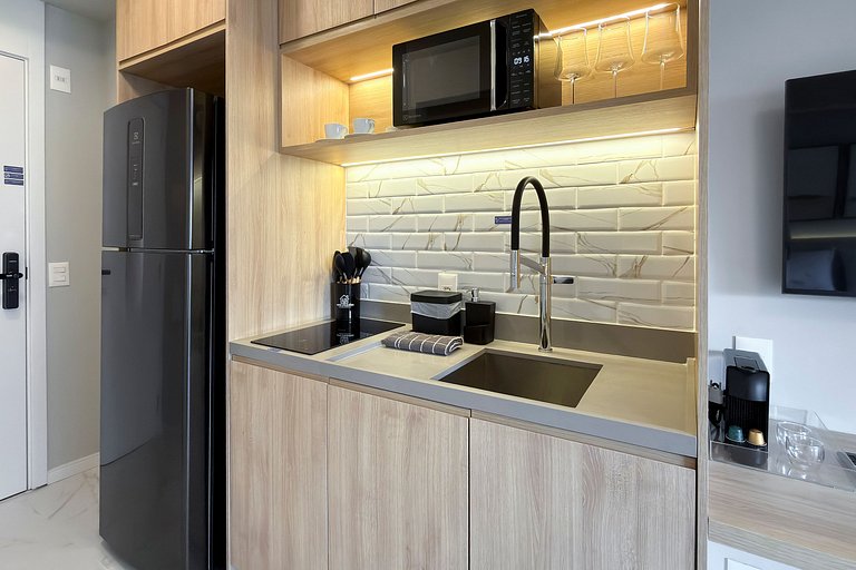 Sofisticado Studio em Pinheiros