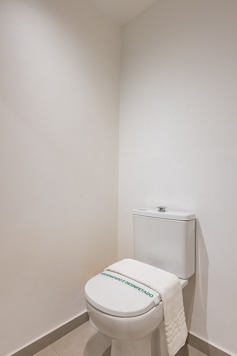 Elegante studio com varanda na Vila Clementino