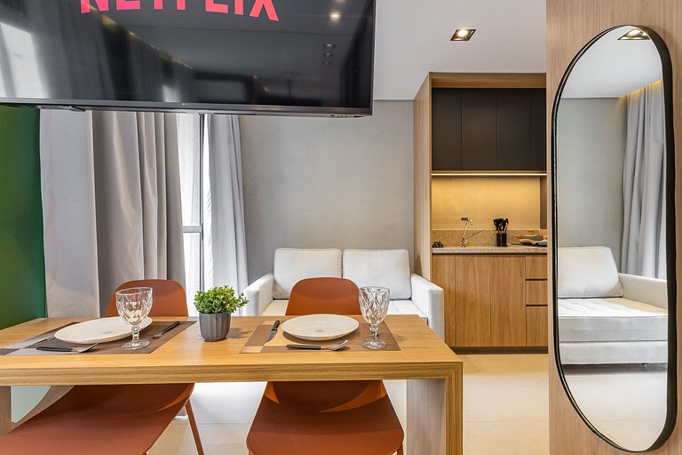 Belo Studio na Vila Nova Conceição até 3 pessoas