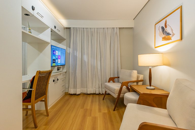 Flat Hotel Times Square Moema | Ibirapuera c/ vaga