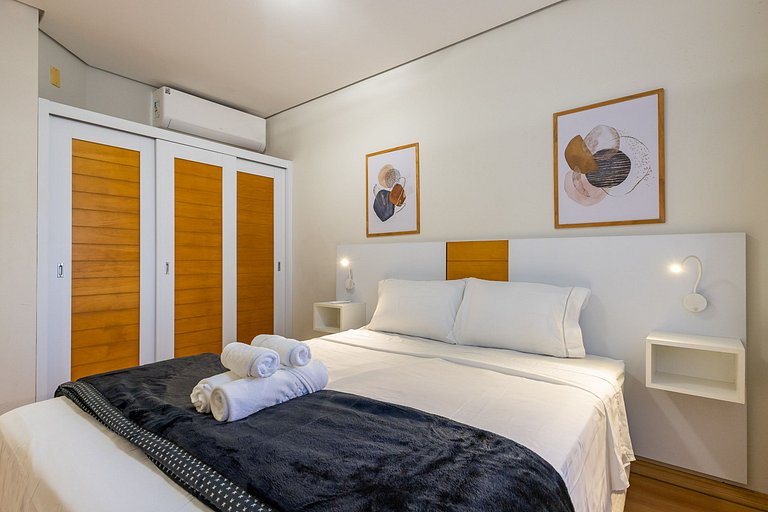 Flat Hotel Times Square Moema | Ibirapuera c/ vaga