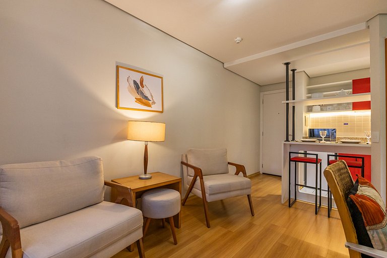 Flat Hotel Times Square Moema | Ibirapuera c/ vaga