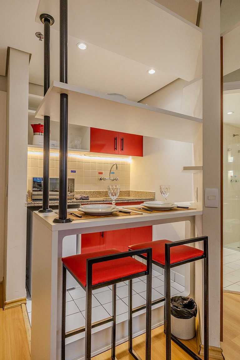 Flat Hotel Times Square Moema | Ibirapuera c/ vaga