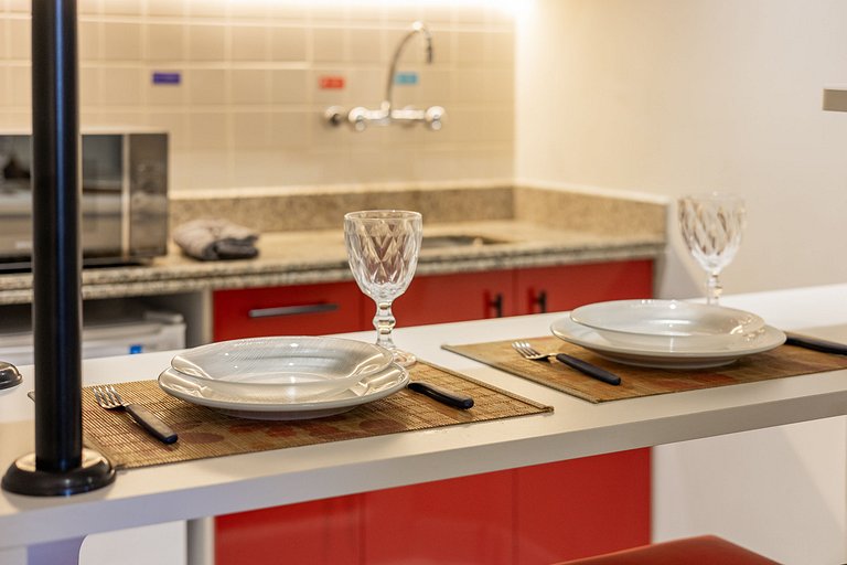 Flat Hotel Times Square Moema | Ibirapuera c/ vaga