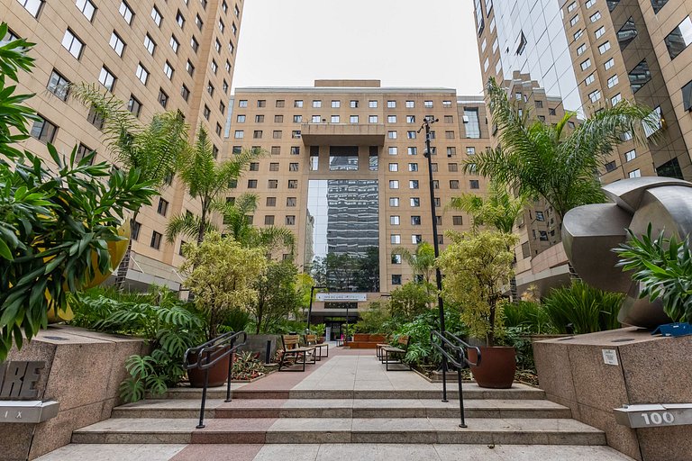 Flat Hotel Times Square Moema | Ibirapuera c/ vaga
