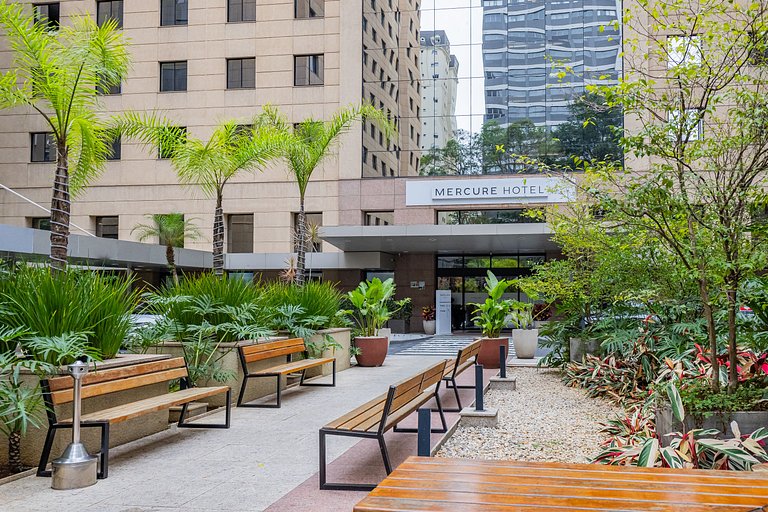 Flat Hotel Times Square Moema | Ibirapuera c/ vaga
