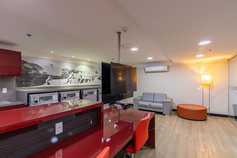 Flat Hotel Times Square Moema | Ibirapuera c/ vaga